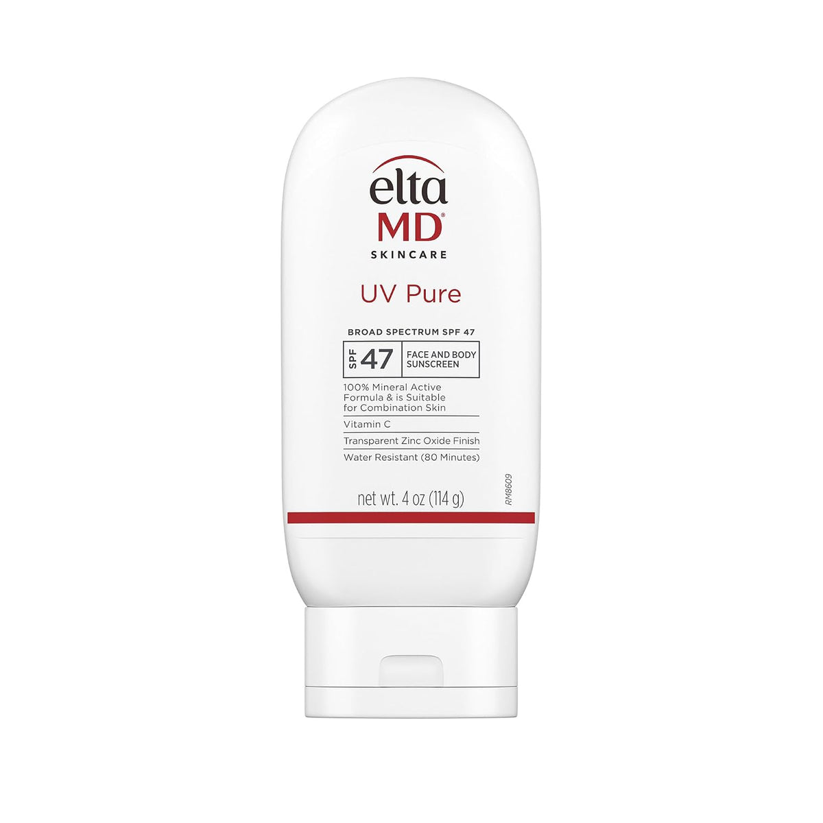 EltaMD UV Pure Face and Body Sunscreen, SPF 47 100% Mineral Sunscreen for Kids and Adults, Water Resistant Up to 80 Minutes, Oil Free Zinc Oxide Formula