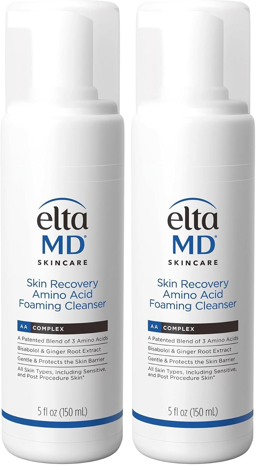 EltaMD Skin Recovery Amino Acid Foaming Face Wash, Fragrance-Free