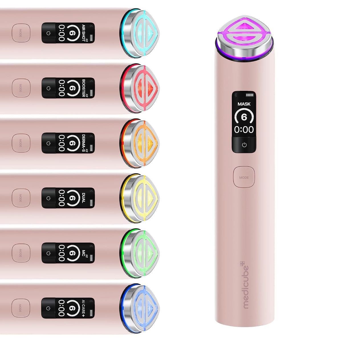 medicube Booster Pro X2™ - 7 IN 1 Glow Beauty Device, 2X Glow Care, White