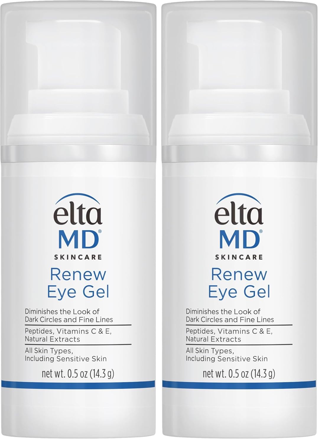 EltaMD Renew Eye Gel Serum for Dark Circles and Puffiness, 0.5 oz