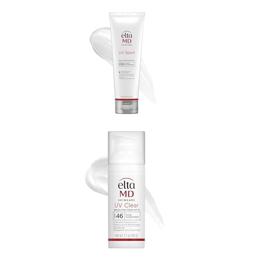 EltaMD UV Sport Sunscreen, Water and Sweat Resistant 80 Min, SPF 50