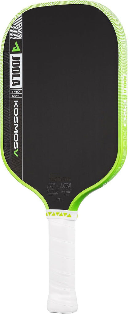 JOOLA Pro V Pickleball Paddle - 14mm/16mm - Raw Carbon Fiber Textured Surface - Enhanced Frame & Propulsion Core, USAPA & UPA-A Certified, NFC Chip Enabled, Premium Control & Lightweight Performance