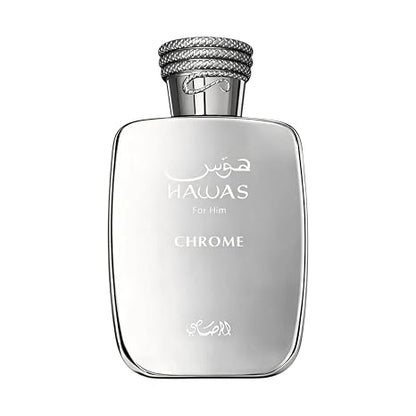 RASASI Hawas Chrome EDP For Men 3.38 Fl Oz
