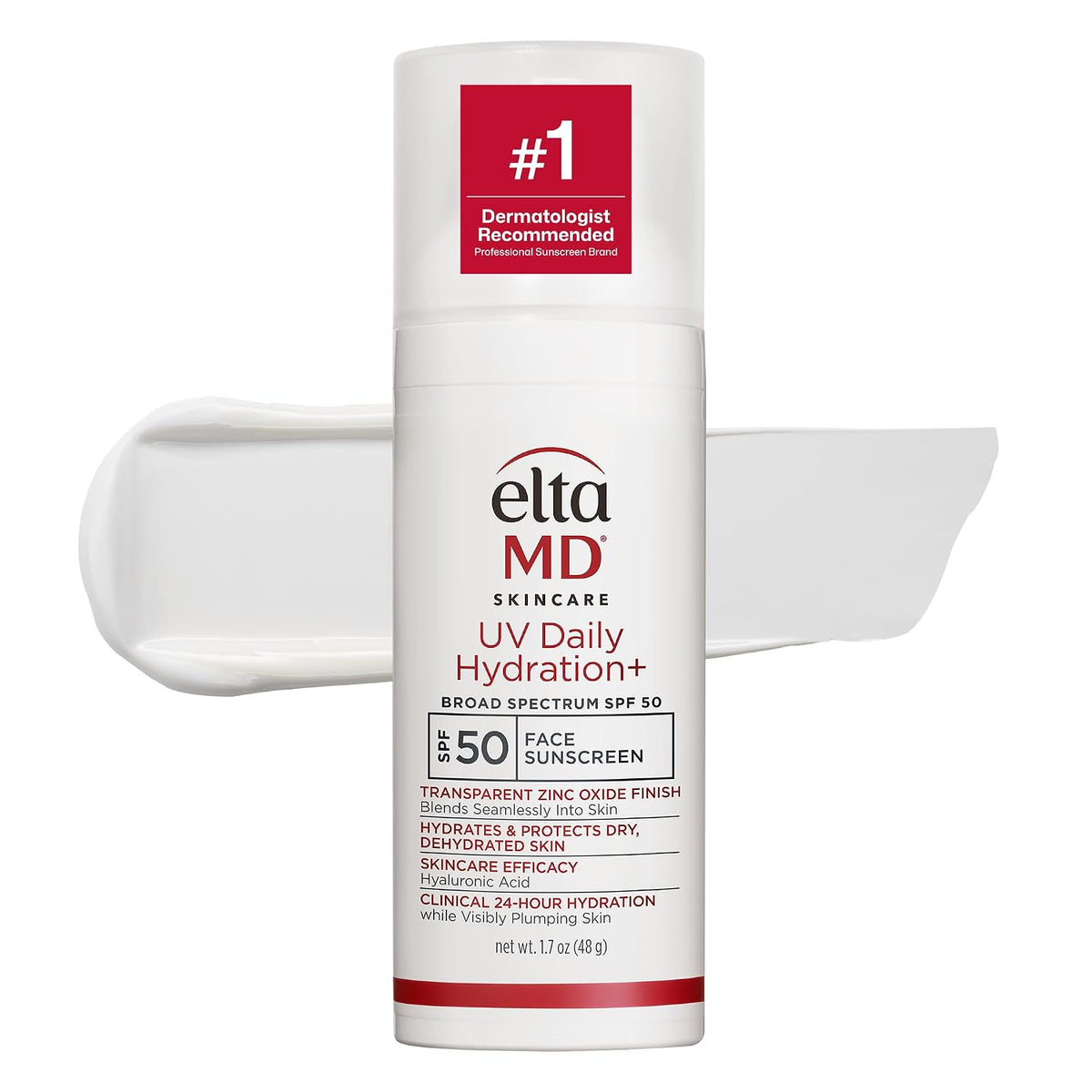 EltaMD UV Daily Face Sunscreen Moisturizer, Zinc Oxide, SPF 40 and SPF 50