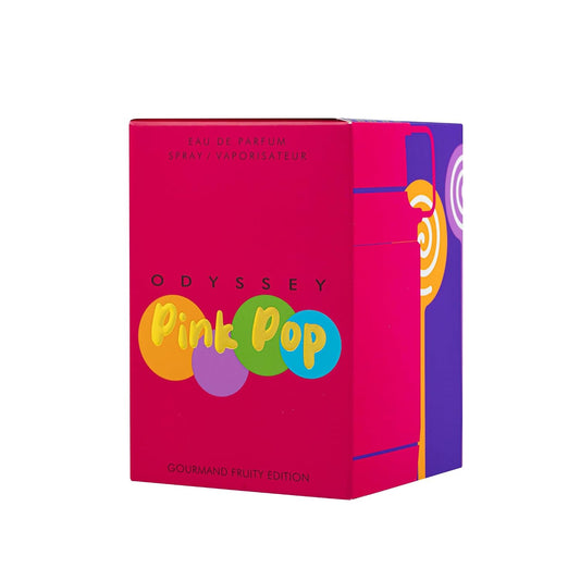 Armaf Odyssey Pink Pop Gourmand Fruity Edition - Fruity, Gourmand, Floral, Sweet - Eau de Parfum Spray Long-Lasting Fragrance for Women, 3.4 Ounce / 100 ml