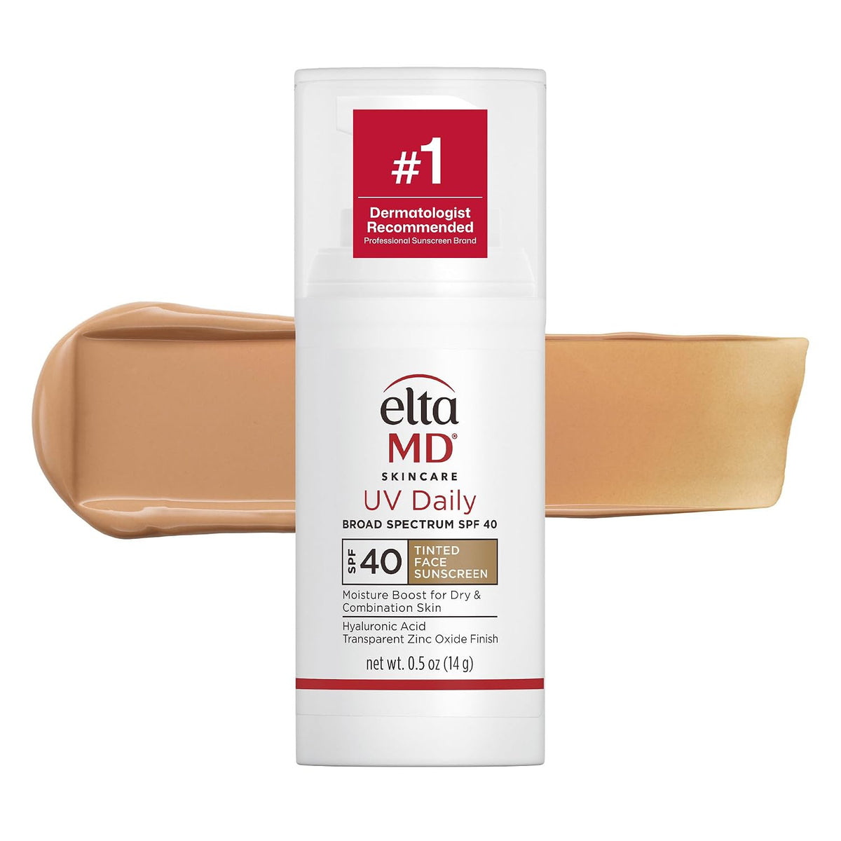 EltaMD UV Daily Face Sunscreen Moisturizer, Zinc Oxide, SPF 40 and SPF 50