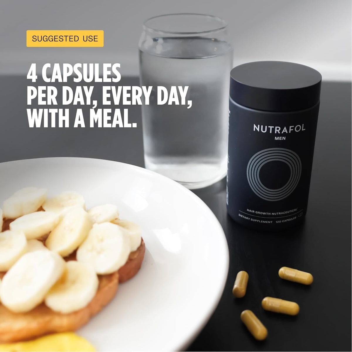 Nutrafol Men Hair Growth Supplements, Ages 18-49
