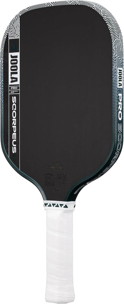 JOOLA Pro V Pickleball Paddle - 14mm/16mm - Raw Carbon Fiber Textured Surface - Enhanced Frame & Propulsion Core, USAPA & UPA-A Certified, NFC Chip Enabled, Premium Control & Lightweight Performance