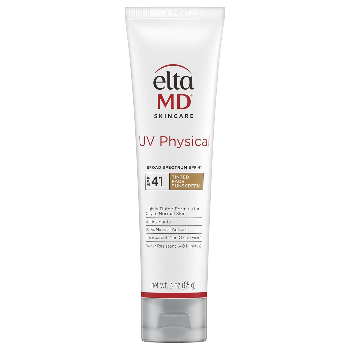 EltaMD UV Physical Tinted 100% Mineral Face Sunscreen, SPF 40 and 41