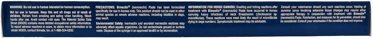Ivermectin Paste Horse Wormer (1.87 Ivermectin) - 6 DOSES, Model: , Home & Outdoor StoreQ