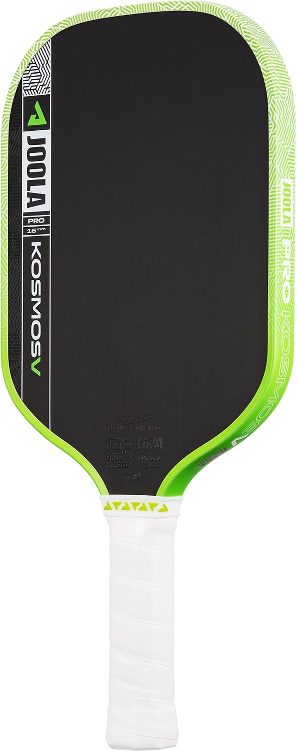 JOOLA Pro V Pickleball Paddle - 14mm/16mm - Raw Carbon Fiber Textured Surface - Enhanced Frame & Propulsion Core, USAPA & UPA-A Certified, NFC Chip Enabled, Premium Control & Lightweight Performance