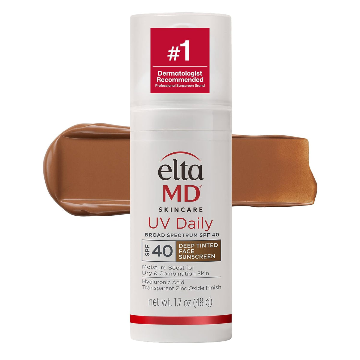 EltaMD UV Daily Face Sunscreen Moisturizer, Zinc Oxide, SPF 40 and SPF 50