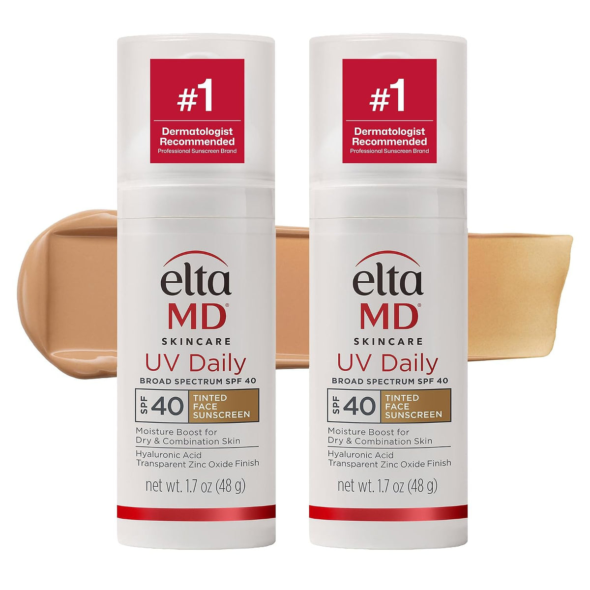 EltaMD UV Daily Face Sunscreen Moisturizer, Zinc Oxide, SPF 40 and SPF 50