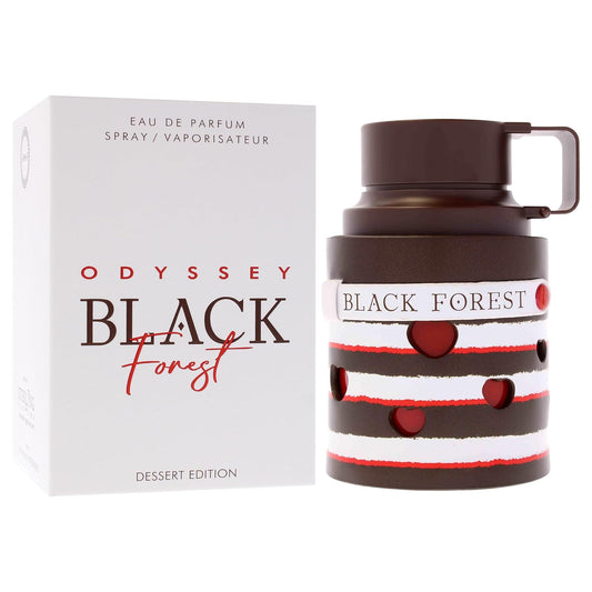Armaf Odyssey Black Forest Dessert Edition – Sweet, Spicy, Woody, Gourmand – Eau de Parfum Spray Long-Lasting Fragrance for Unisex, 3.4 Ounce / 100 ml