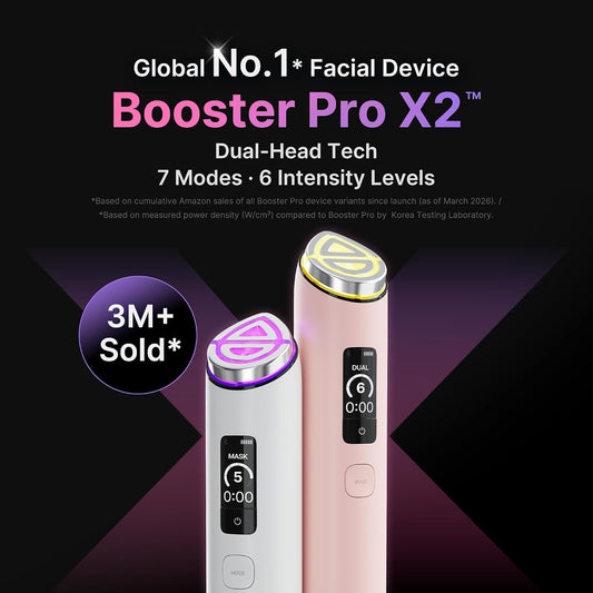 medicube Booster Pro X2™ - 7 IN 1 Glow Beauty Device, 2X Glow Care, White