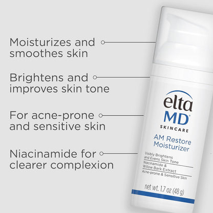 EltaMD AM Restore Daily Lightweight Facial Moisturizer