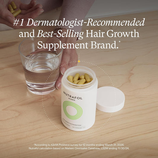 Nutrafol Women Hair Growth Supplements, Ages 18-44, 1-Month Pouch
