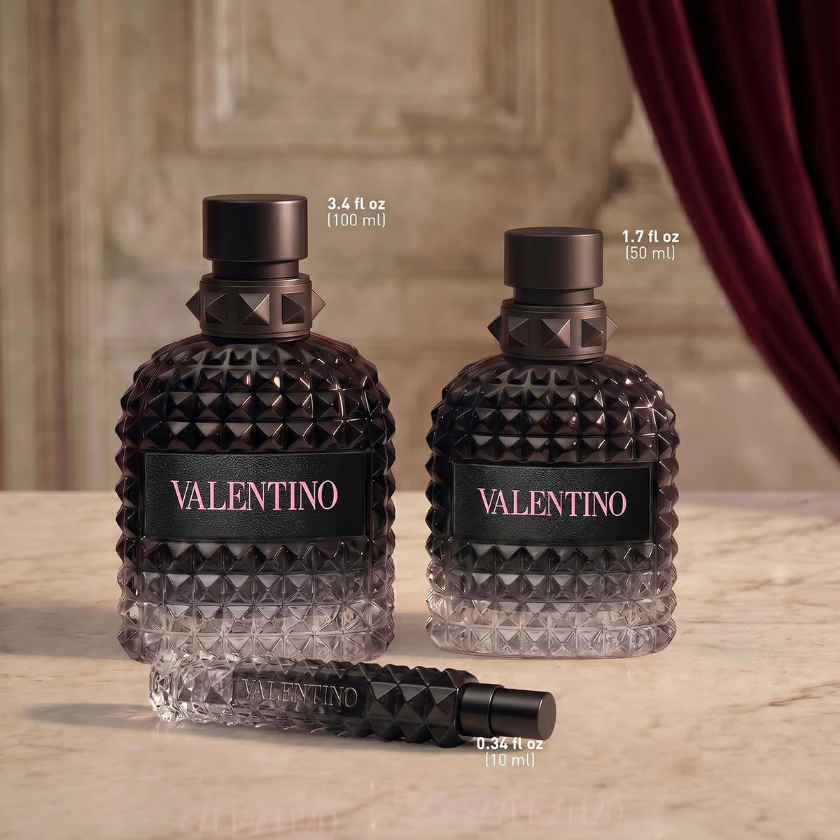 Valentino Uomo Born In Roma for Men 3.4 oz Eau de Toilette Spray