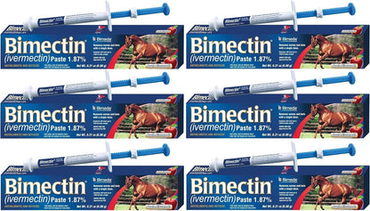 Ivermectin Paste Horse Wormer (1.87 Ivermectin) - 6 DOSES, Model: , Home & Outdoor StoreQ